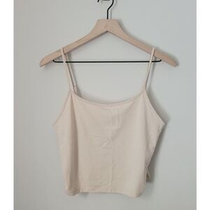 American Eagle Nude Cropped Tank Size Large